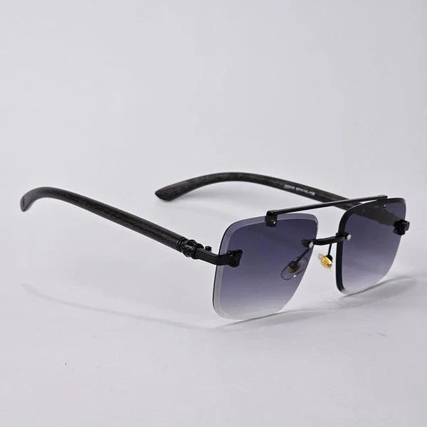 Cartier Sunglasses Wooden Texture With Brand Name