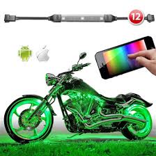 ATMOSPHERE LIGHTS FOR BIKE (125,CD70) BLUETOOTH CONNECTION WITH MOBILE