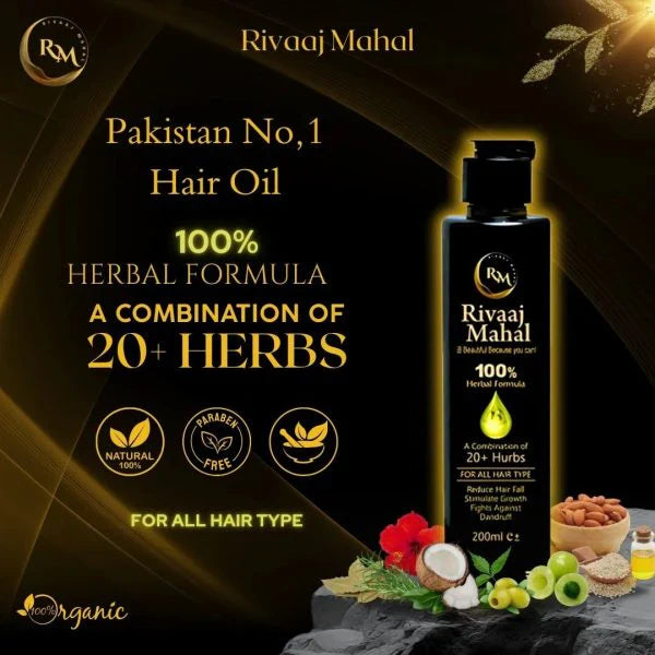 Rivaaj Hair Oil | Hair Food Organic | Hair Problem Solution
